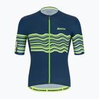 Men's Santini Tono Profilo fluor green cycling jersey 2S94075TONOPROFVFS