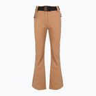 Women's ski trousers EA7 Emporio Armani Pure Softshell Waisted mocha mousse