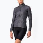 Women's cycling jacket Castelli Aria Shell W dark gray