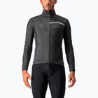 Men's Castelli Squadra Stretch light black/dark grey cycling jacket