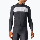 Men's Castelli Prologo 7 light black/silver gray/ivory cycling longsleeve