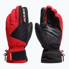 Ski gloves Dainese Sport racing red/stretch limo