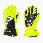Level Lucky children's ski gloves yellow 4146