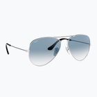 Sunglasses Ray-Ban Aviator Classic silver/light blue