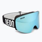 Ski goggles Neon Light black/white/mirror acciaio