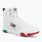 Boxing shoes LEONE 1947 Premium black/lime/blue/white