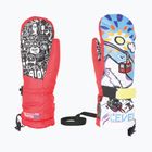 Children's ski gloves Level Junior Mitt red