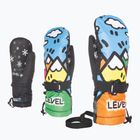 Children's snowboard gloves Level Junior Mitt pk rainbow