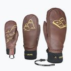 Women's ski gloves Level Ivory Mitt brown