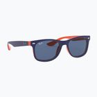 Children's sunglasses Ray-Ban New Wayfarer matte black/blue