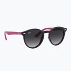 Children's sunglasses Ray-Ban RB9064S polished violet/grey gradient