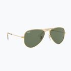 Children's sunglasses Ray-Ban Aviator arista gold/dark green