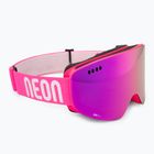 Ski goggles Neon Light pink/mirror violet