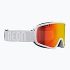 Ski goggles Neon Force Otg white/white/mirror red