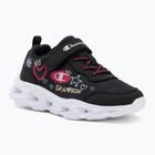 Children's shoes Champion Funfair Print G PS Low Cut new black/fluorescent pink/imperial light blue