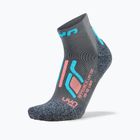 Women's socks UYN Trekking Approach Low Cut grey/turquoise