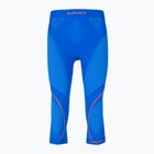 Men's thermoactive pants UYN Evolutyon UW Medium blue/blue/orange shiny