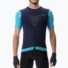 Men's cycling jersey UYN Garda peacot/blue radiance
