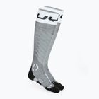 Men's ski socks UYN Ski One Merino grey melange/white