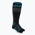 Men's ski socks UYN Ski One Merino anthracite/turquoise