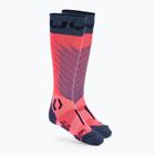 Women's ski socks UYN Ski One Merino pink/black