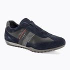 Geox Wells navy/burgundy men's shoes