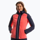 Women's ski jacket Fischer Soleil Neo calypso coral