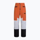 Men's ski trousers Rock Experience Silverstar caviar/rust/arctic ice