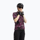 Women's cycling jersey Alé Woodland black and purple L22185494