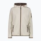 Women's trekking sweatshirt CMP 34H6376 Fix Hood cream/off white