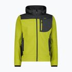 Men's softshell jacket CMP 3A01787N Zip Hood cardamom/black pine