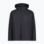Men's insulated jacket CMP 36Z2257D Zip Hood Detachable Inn antracite