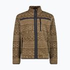 Men's fleece sweatshirt CMP 36P3117 teak/teak darker