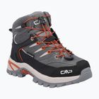 Children's trekking boots CMP Rigel 2.0 Mid Waterproof grey/brick
