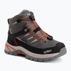 Children's trekking boots CMP Rigel 2.0 Mid Waterproof grey/brick
