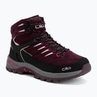 Children's trekking boots CMP Rigel 2.0 Mid Waterproof black berry/amaranto
