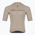 Men's Castelli Prologo Lite clay / gunmetal gray cycle jersey