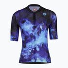 Women's cycling jersey Castelli Cosmic Vortex multicolor violet blue