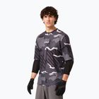 Men's Oakley Ride Free black stripe/grip camo cycling jersey