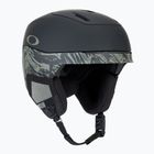 Oakley Mod5 matte black/dark brush swirl ski helmet