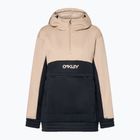 Oakley women's TNP Nose Grab Softshell Hoodie humus/blackout