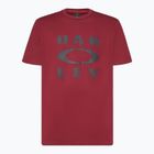 Men's Oakley Bark Ellipse Tee iron red