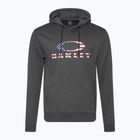Men's Oakley Bark Fleece Hoodie dark grey heather