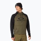 Men's snowboard sweatshirt Oakley Sierra DWR Fleece Hoody 2.0 army green