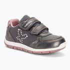 Geox Heira children's shoes dark grey/dark pink