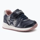 Geox Rishon navy/dark silver children's shoes