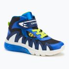 Geox Ciberdron navy/lime green children's shoes