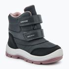 Geox Flantil ABX children's shoes anthracite/dark pink