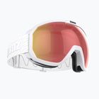 Bliz Charge OTG ski goggles matt white/brown red