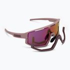Bliz Fusion matt pink/brown w pink multi sunglasses